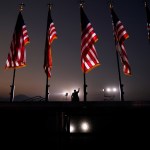 President Donald Trump speaks at a rally at Minden-Tahoe Airport in Minden, Nev., Saturday, Sept. 12, 2020. (AP Photo/Andrew Harnik)