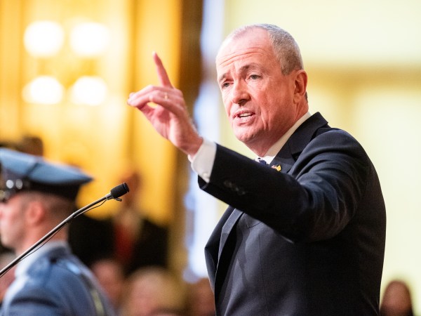 TRENTON, NJ, UNITED STATES - 2019/01/15: New Jersey Governor Phil Murphy delivering the 2019 New Jersey State of the State address in the Assembly Chambers at the New Jersey State House in Trenton. (Photo by Michael Brochstein/SOPA Images/LightRocket via Getty Images)