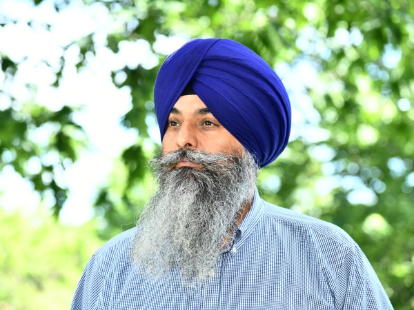 CLARKSBURG, MD – MAY 21: Sawinder Singh photographed at his home in Clarksburg, Maryland on May 21, 2019. Singh is a bus operator in Montgomery County that has faced harassment for years because he wears a turban and has a beard that is unshorn, in keeping with his Sikh faith. He filed an EEOC complaint and has reached a settlement with the school system that he hopes will help others.(Photo by Marvin Joseph/The Washington Post)