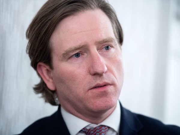 UNITED STATES - JANUARY 22: Christopher Krebs, director of the Cybersecurity and Infrastructure Security Agency, attends the U.S Conference of Mayors’ 88th Winter Meeting at the Capital Hilton in Washington, D.C., on Wednesday, January 22, 2020. (Photo By Tom Williams/CQ Roll Call)