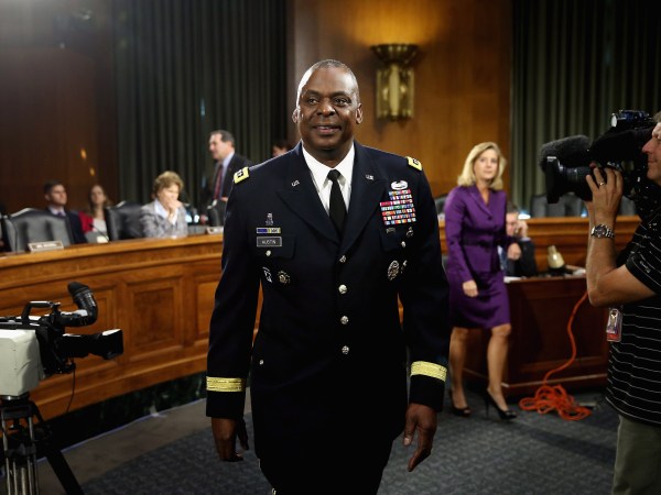 Gen. Lloyd Austin III, commander of U.S. Central Command, testifies before the Senate Armed Services Committee about the ongoing U.S. military operations to counter the Islamic State in Iraq and the Levant (ISIL) during a hearing in the Dirksen Senate Office Building on Capitol Hill September 16, 2015 in Washington, DC.