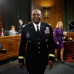 Gen. Lloyd Austin III, commander of U.S. Central Command, testifies before the Senate Armed Services Committee about the ongoing U.S. military operations to counter the Islamic State in Iraq and the Levant (ISIL) during a hearing in the Dirksen Senate Office Building on Capitol Hill September 16, 2015 in Washington, DC.