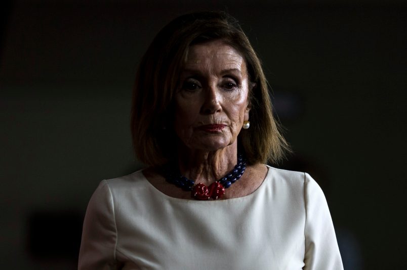 WASHINGTON, DC - SEPTEMBER 26: House Speaker Nancy Pelosi (D-CA) speaks during a weekly news conference on Capitol Hill on September 26, 2019 in Washington, DC.  Speaker Pelosi discussed an impeachment inquiry into President Donald Trump.  (Photo by Zach Gibson/Getty Images)