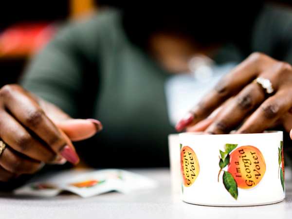 COLUMBUS, GEORGIA - On election day Americans vote at the Rothschild Elementary School library, Precinct 116, in Columbus, Georgia on Tuesday November 6, 2018. (Photo by Melina Mara/The Washington Post)