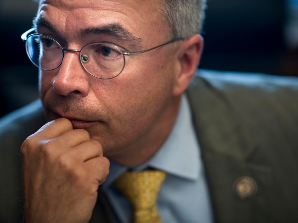WASHINGTON, DC - JULY 10:  Doctor and Congressman Andy Harris (D-MD) works with staff on an amendment to overturn the city's marijuana decriminalization law, on Capitol Hill in Washington, DC Thursday, July 10, 2014. Rep. Harris represents Maryland's 1st Congressional District of Maryland. (Photo by Melina Mara/The Washington Post)