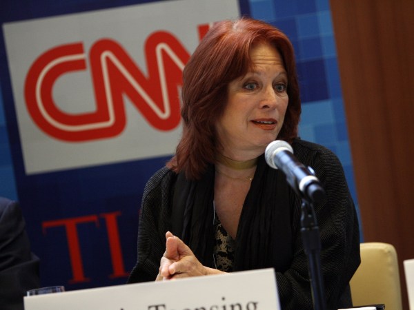 speaks during CNN's Media Conference For The Election of the President 2008 at the Time Warner Center on October 14, 2008 in New York City. 16950_4967.JPG
