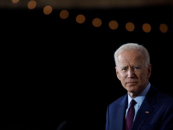 BURLINGTON, IA - AUGUST 07: Former Vice President Joe Biden delivers remarks about White Nationalism during a campaign press conference on August 7, 2019 in Burlington, Iowa. (Photo by Tom Brenner/Getty Images)