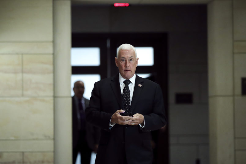 WASHINGTON, DC Ð JANUARY 8: Rep. Greg Pence (R-IN), brother of Vice President Mike Pence, arrives for a briefing with members of the U.S. House of Representatives about the situation with Iran, at the U.S. Capitol on January 8, 2020 in Washington, DC. Members of the House and the Senate are expected to be briefed by Secretary of State Mike Pompeo, Secretary of Defense Mark Esper, Chair of the Joint Chiefs of Staff Mark Milley, CIA Director Gina Haspel and Acting Director of National Intelligence Joseph Maguire. In response to the U.S. killing of Iranian General Qasem Soleimani, Iranian forces launched more than a dozen ballistic missiles against two military bases in Iraq early Wednesday local time. (Photo by Drew Angerer/Getty Images)