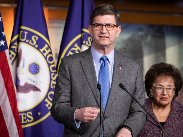 WASHINGTON, DC - JANUARY 28: Representative Brad Schneider (D-IL) speaks about his experiences during a trip to Israel and Auschwitz-Birkenau as part of a bipartisan delegation from the House of Representatives on January 28, 2020 in Washington, DC. The 75th anniversary of the liberation of the Nazi concentration camp at Auschwitz-Birkenau is being remembered this week around the world. (Photo by Samuel Corum/Getty Images) *** Local Caption *** Brad Schneider
