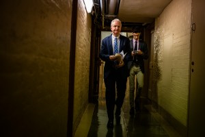 WASHINGTON, DC - JUNE 08: Senator Chris Van Hollen (D-MD) walks through the basement of the U.S. Capitol building following a vote in the Senate on June 8, 2021 in Washington, DC. Senate Democrats and Republicans are continuing their negations on President Joe Biden’s infrastructure plan and have yet to come to a deal. (Photo by Samuel Corum/Getty Images) *** Local Caption *** Chris Van Hollen