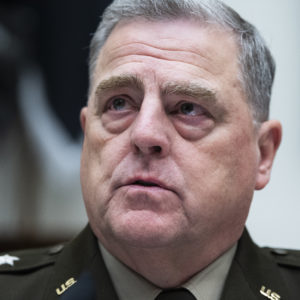 UNITED STATES - JUNE 23: General Mark A. Milley, chairman of the Joint Chiefs of Staff, testifies during the House Armed Services Committee hearing titled “The Fiscal Year 2022 National Defense Authorization Budget Request from the Department of Defense,” in Rayburn Building on Wednesday, June 23, 2021. (Photo By Tom Williams/CQ Roll Call)