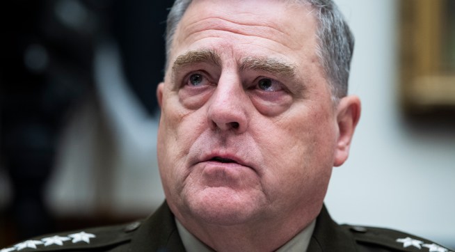 UNITED STATES - JUNE 23: General Mark A. Milley, chairman of the Joint Chiefs of Staff, testifies during the House Armed Services Committee hearing titled “The Fiscal Year 2022 National Defense Authorization Budget Request from the Department of Defense,” in Rayburn Building on Wednesday, June 23, 2021. (Photo By Tom Williams/CQ Roll Call)