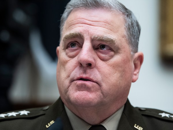 UNITED STATES - JUNE 23: General Mark A. Milley, chairman of the Joint Chiefs of Staff, testifies during the House Armed Services Committee hearing titled “The Fiscal Year 2022 National Defense Authorization Budget Request from the Department of Defense,” in Rayburn Building on Wednesday, June 23, 2021. (Photo By Tom Williams/CQ Roll Call)