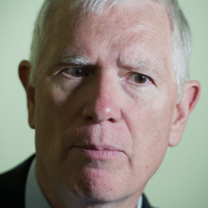 UNITED STATES - MAY 17: Rep. Mo Brooks, R-Ala., talks with reporters after a meeting of the House Republican Conference in the Capitol, May 17, 2016. (Photo By Tom Williams/CQ Roll Call)