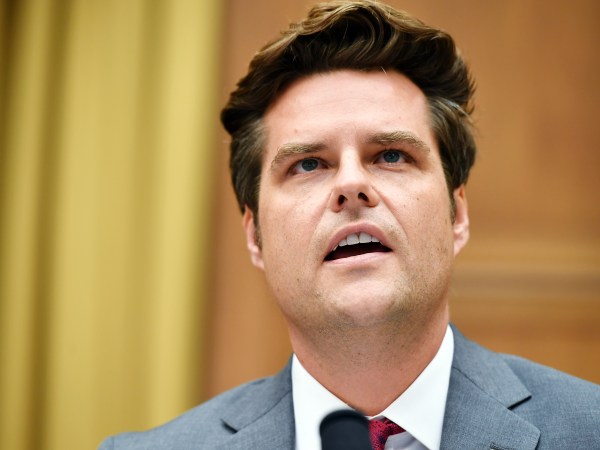 Rep. Matt Gaetz, R-FL, speaks during the House Judiciary Subcommittee on Antitrust, Commercial and Administrative Law hearing on “Online Platforms and Market Power” in the Rayburn House office Building on Capitol Hill in Washington, DC on July 29, 2020.  POOL