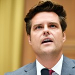 Rep. Matt Gaetz, R-FL, speaks during the House Judiciary Subcommittee on Antitrust, Commercial and Administrative Law hearing on “Online Platforms and Market Power” in the Rayburn House office Building on Capitol Hill in Washington, DC on July 29, 2020.  POOL