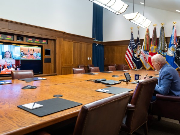 This morning, the President and Vice President held a video conference with the national security team to discuss the ongoing efforts to draw down our civilian footprint in Afghanistan. In addition, the President and Vice President were briefed on the earthquake in Haiti.