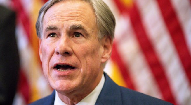 AUSTIN, TX - JUNE 08: Texas Governor Greg Abbott speaks during a press conference at the Texas State Capitol in Austin, Texas on June 8, 2021. Abbott signed Senate bills 2 and 3 into law to reform the Electric Reliability Council of Texas and weatherize and improve the reliability of the state's power grid. The bill signing comes months after a disastrous February winter storm that created widespread power outages and left dozens of Texans dead. (Photo by Montinique Monroe/Getty Images)