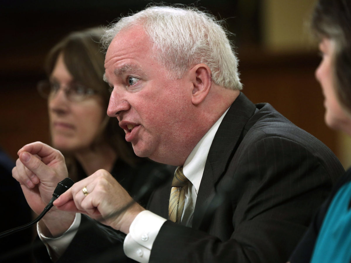 WASHINGTON, DC - JUNE 04:  John Eastman, chairman of the National Organization for Marriage, testifies during a hearing before the House Ways and Means Committee June 4, 2013 on Capitol Hill in Washington, DC. The committee heard from six representatives of groups that were targeted by the Internal Revenue Service (IRS) for special scrutiny.  (Photo by Alex Wong/Getty Images)