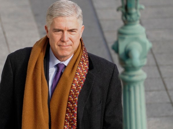 WASHINGTON, DC - JANUARY 20: Justice Neil M. Gorsuch arrives at the U.S. Capitol ahead of the inauguration of President Joe Biden on January 20, 2021 in Washington, DC. (Photo by Melina Mara/The Washington Post/POOL)