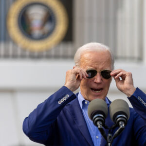 Joe Biden in aviator sunglasses