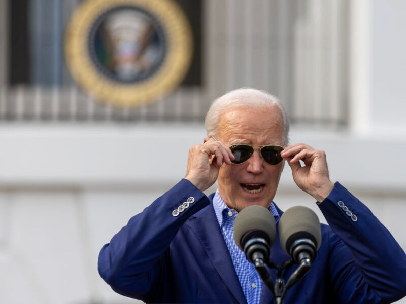Joe Biden in aviator sunglasses