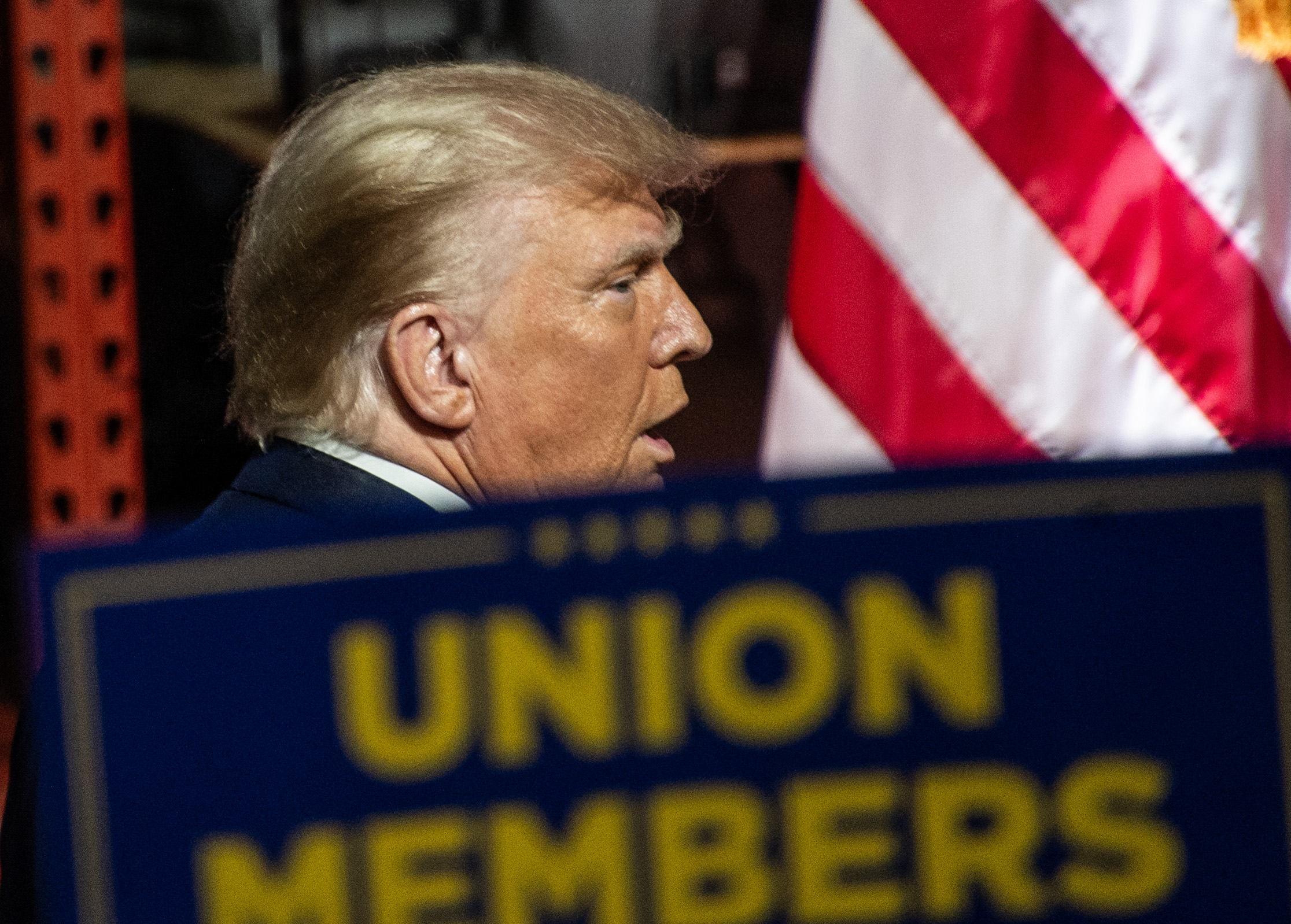 A Blackout on The Phony “Union Members” At Trump’s Event?