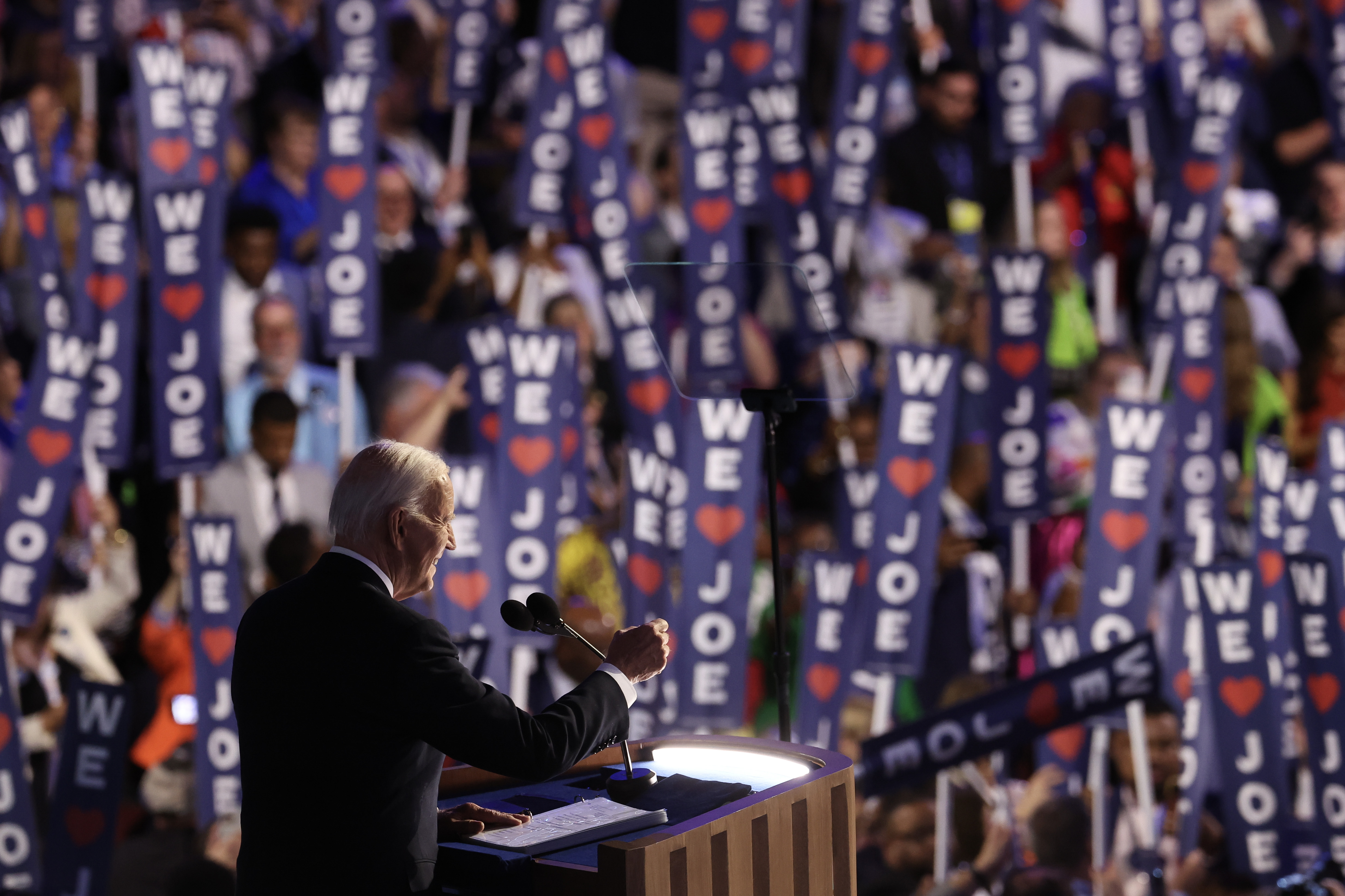 Biden Passes The Torch, Capping A Long And Emotional Day One