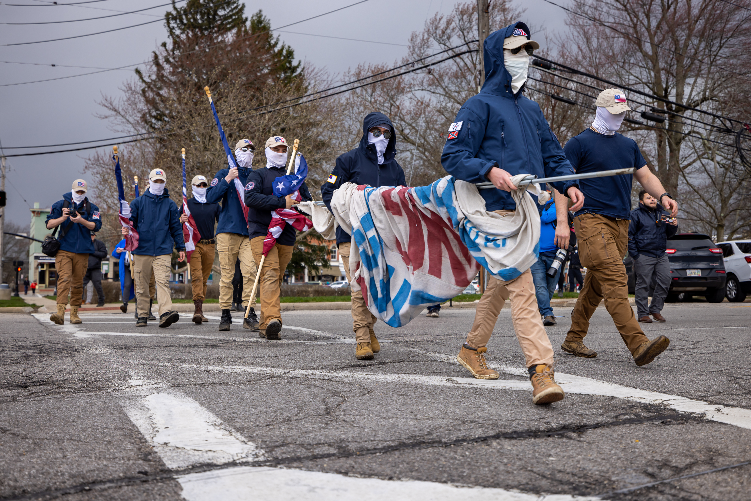 Masked Marchers Disrupt Washington Independence Celebrations