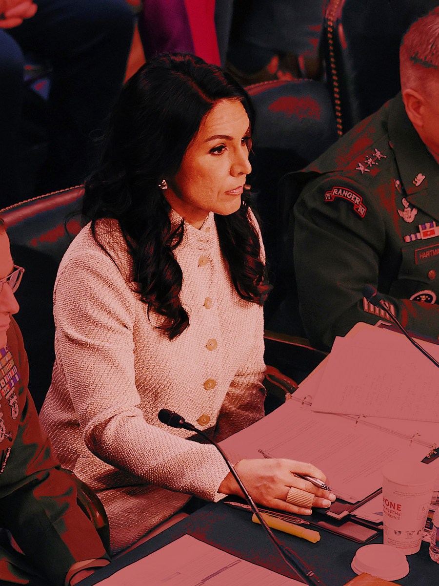 Gabbard Distances Herself From Her Own Testimony About Iran