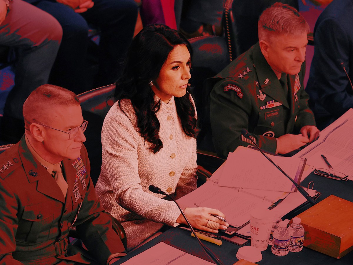 Gabbard Distances Herself From Her Own Testimony About Iran