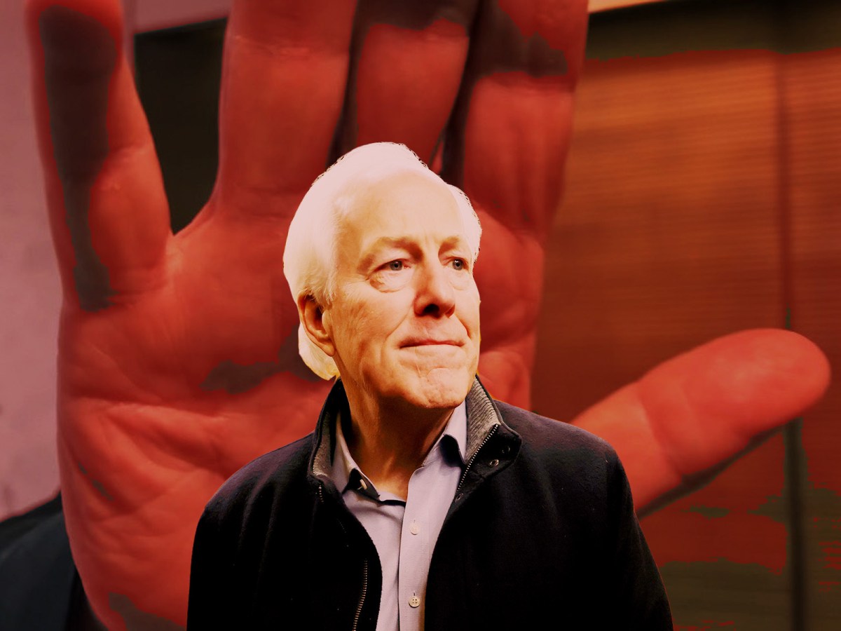 A Tetchy Cornyn Shoves a Hand in the Camera When Pressed on His Filibuster Flip-Flop