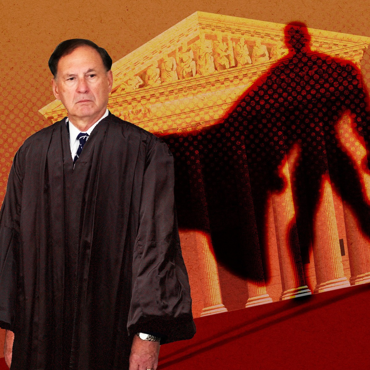 Inside the Parallel Universe Where a Nonpartisan Alito Is Under Assault from the Rabidly Violent Left