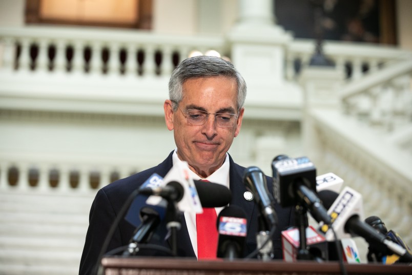 Raffensperger, Who Wouldn’t Steal Election For Trump, Loses Governor Race to Two Election Denialists