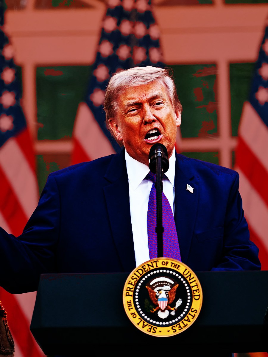 Trump Alludes to Ominous Plans When Asked About ICE At the Polls