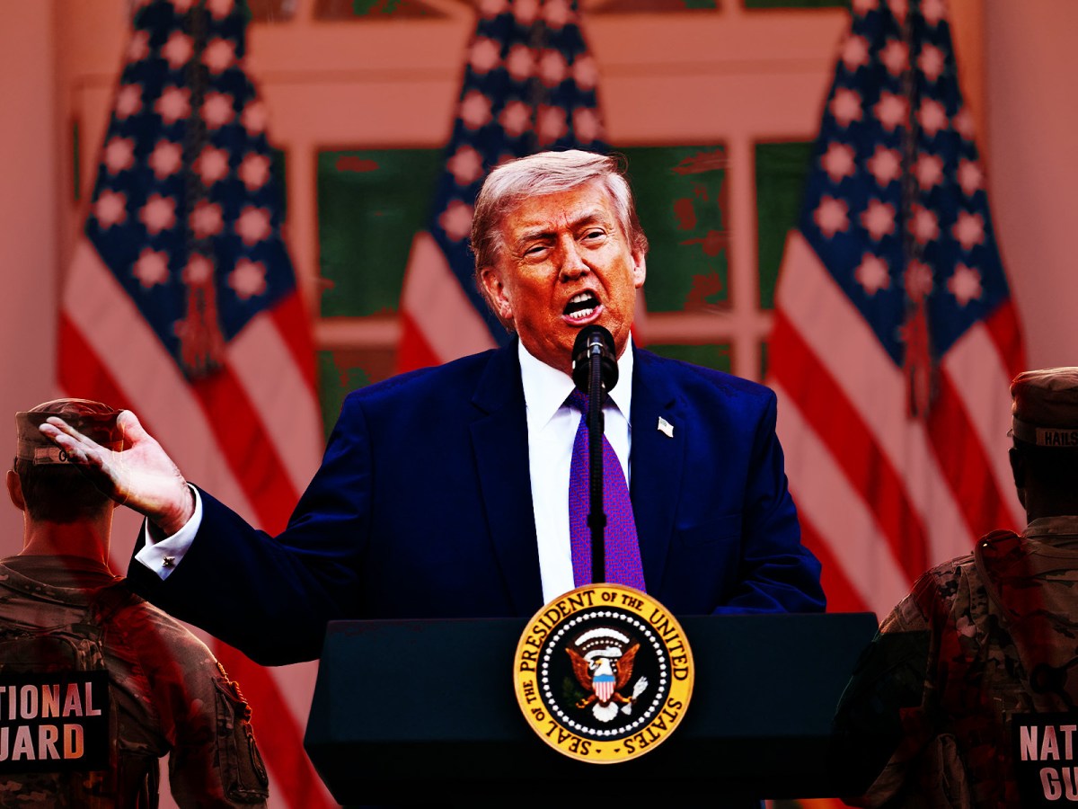 Trump Alludes to Ominous Plans When Asked About ICE At the Polls