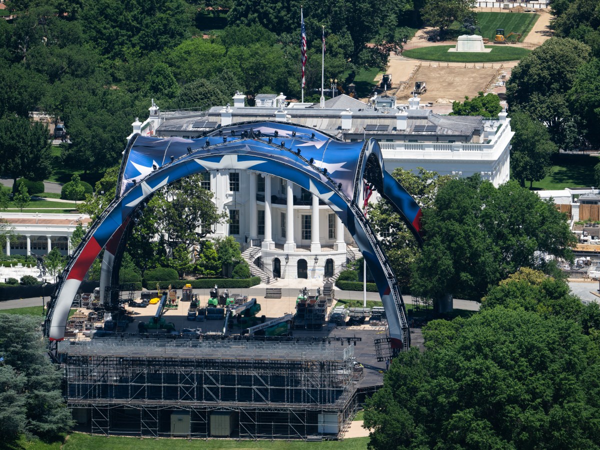 Behold the Freedom 250 Celebration Prep in All Its Tacky Glory: PHOTOS