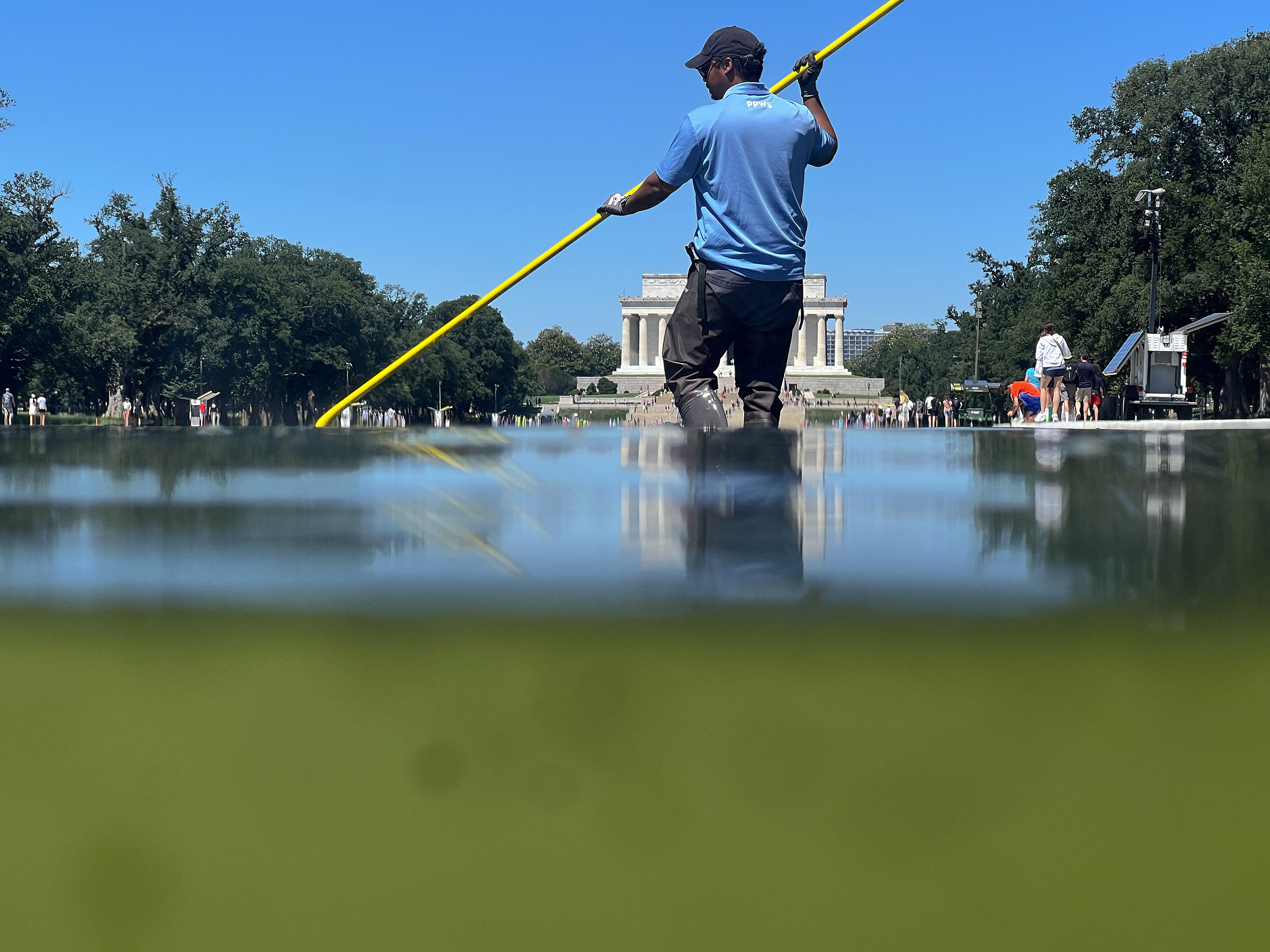 PBS fact-checks Trump's claims about National Mall Reflecting Pool renovations