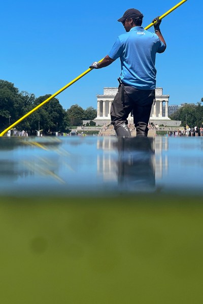 The Reflecting Pool as a Reflection of Trump’s Corruption and Tin-Potism