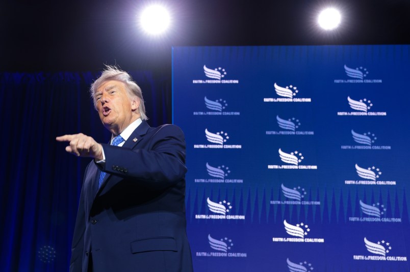 Trump Rails Against ‘Mutilization’ and People Being ‘Hatched to Death’ in Grim Speech at Evangelical Forum