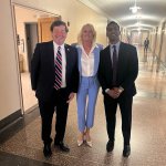 Ed Martin, Julie Kelly and Aakash Singh. X.com/@EagleEdMartin