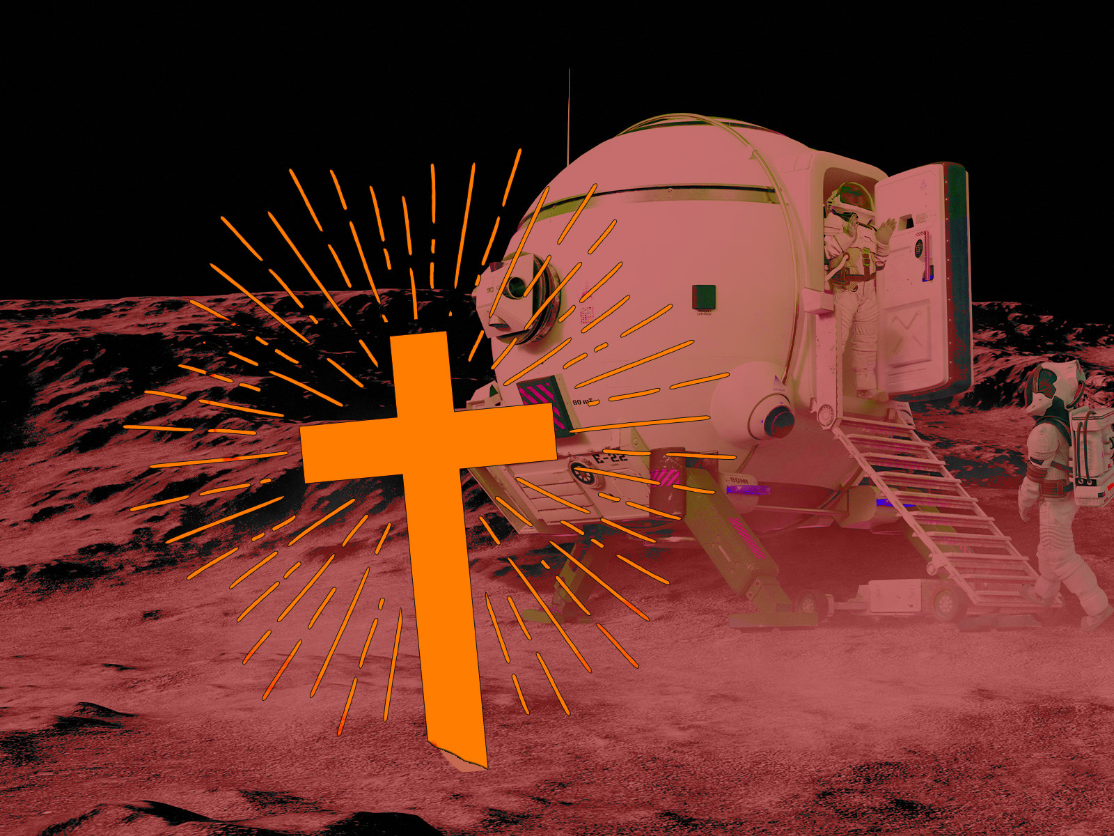 A Pro-Trump Christian Group Wants to Put a Cross on the Moon