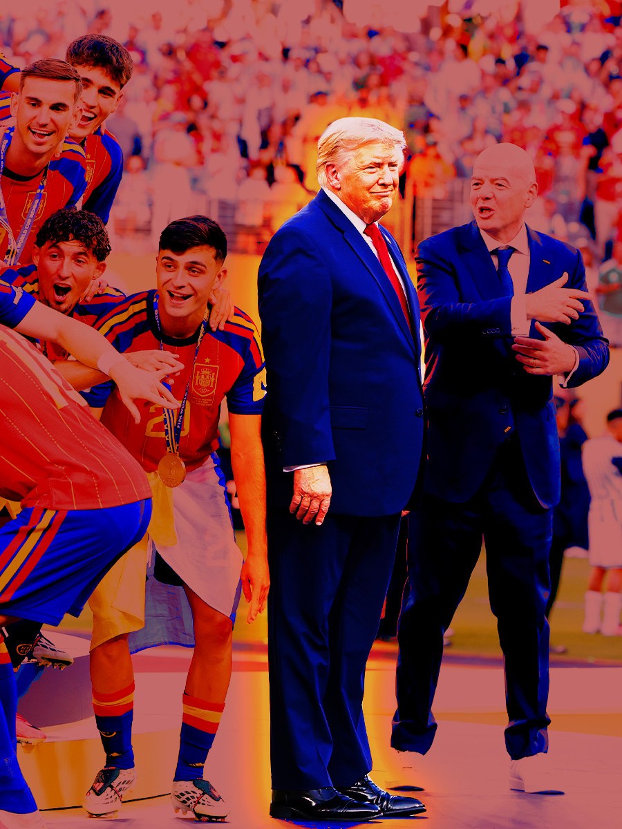 From Red Cards to Photobombs, Donald Trump Tried to Make the World Cup About Himself 