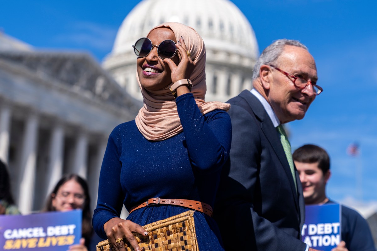 Chuck Schumer Once Decried GOP ‘Silence' on Trump's Racist Attacks on Ilhan Omar. Now He's the Silent One.