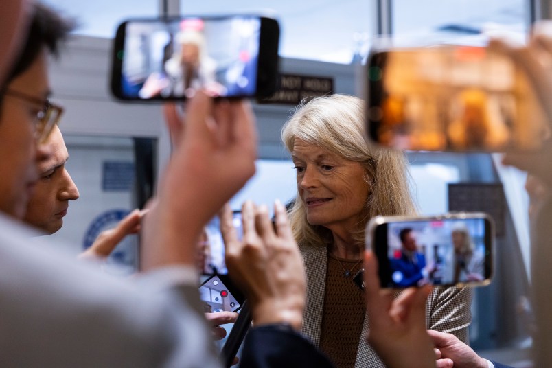Image from Talking Points Memo's coverage: Murkowski Increasingly Becomes a Thorn In Trump’s Side in Alaska