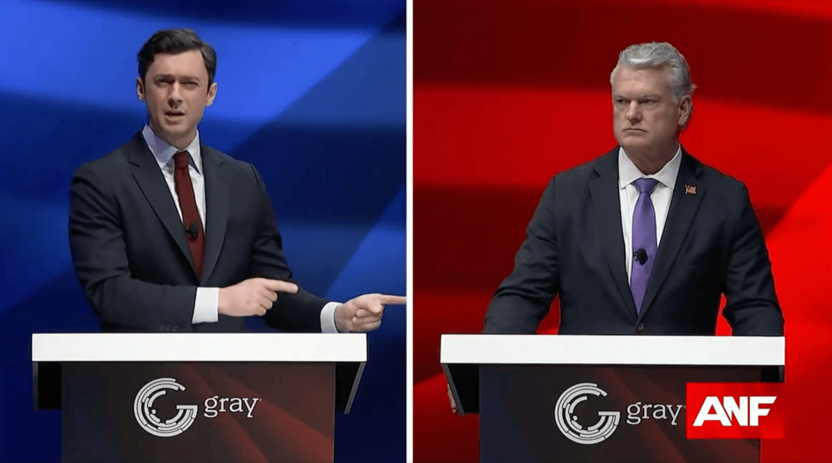 Somehow, Mike Collins Was Completely Unprepared for Questions About His Neo-Nazi Ties During Senate Debate