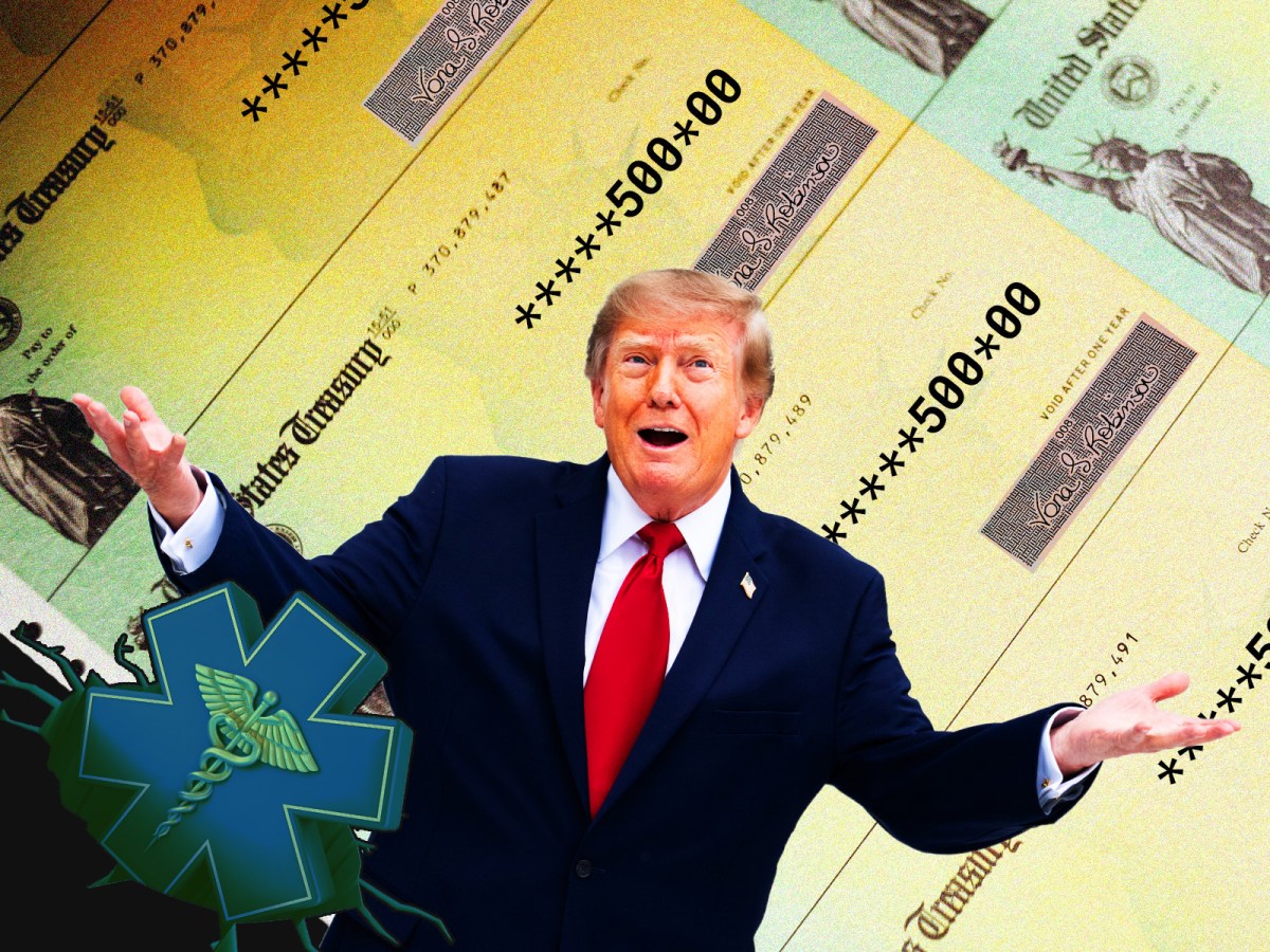 Trump Mails Americans Checks Ahead of Midterms, Seeking to Compensate for What His Party Did to Healthcare